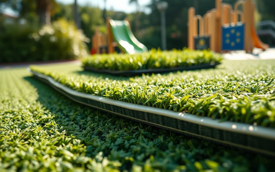 Artificial grass shock pad